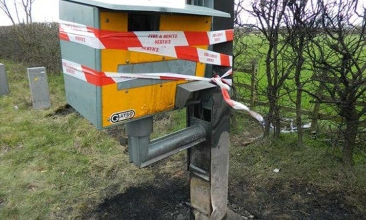 Driver given two-year sentence for speed camera attack