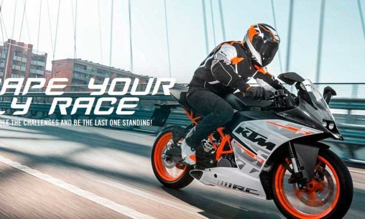 WIN a KTM motorcycle: RC390; RC125; GoPros & goodie bags up for grabs