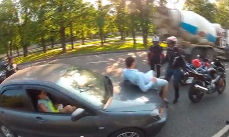Russian ‘biker attack’ ends in proposal