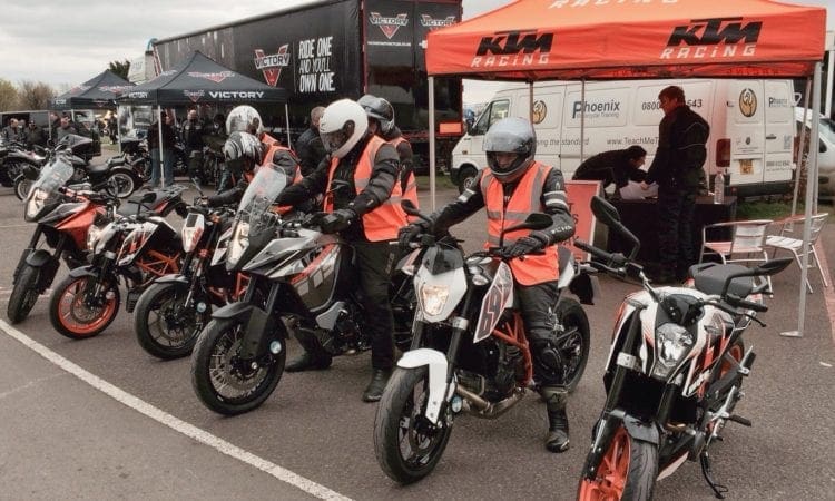 Test ride a new KTM at Box Hill