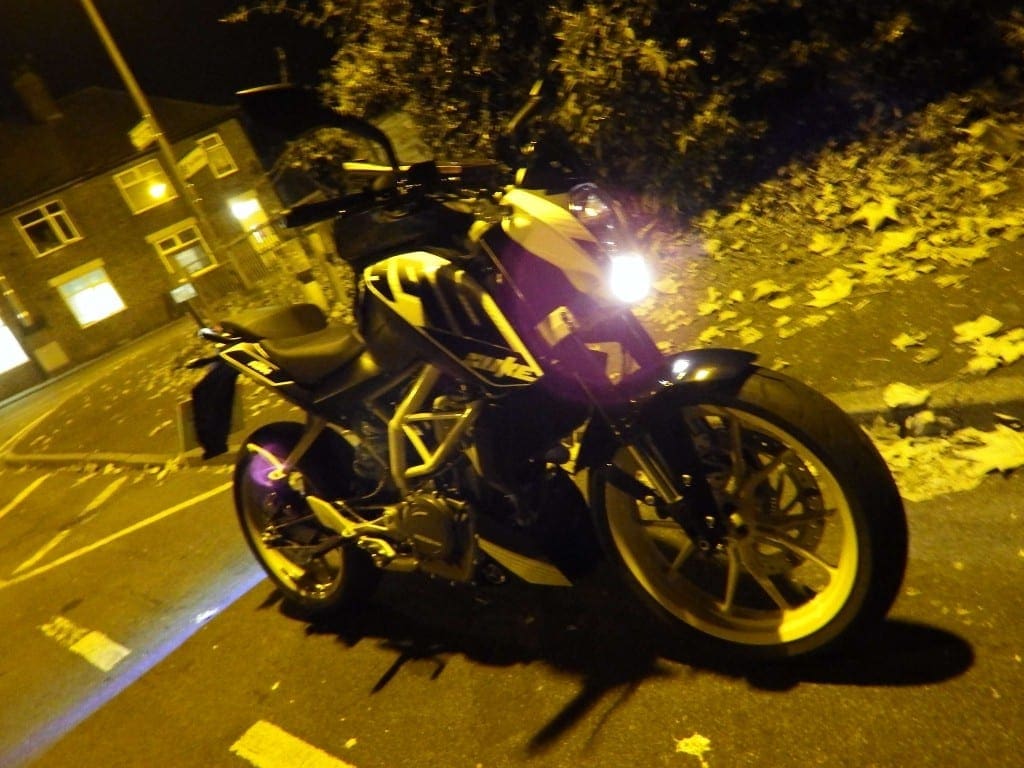 KTM in the dark