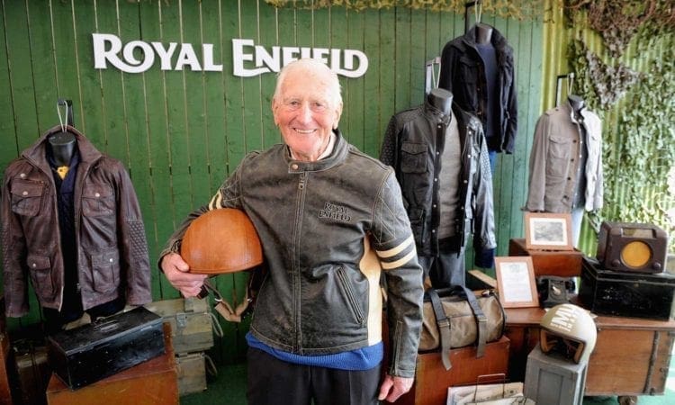 World War II despatch rider previews new Royal Enfield gear