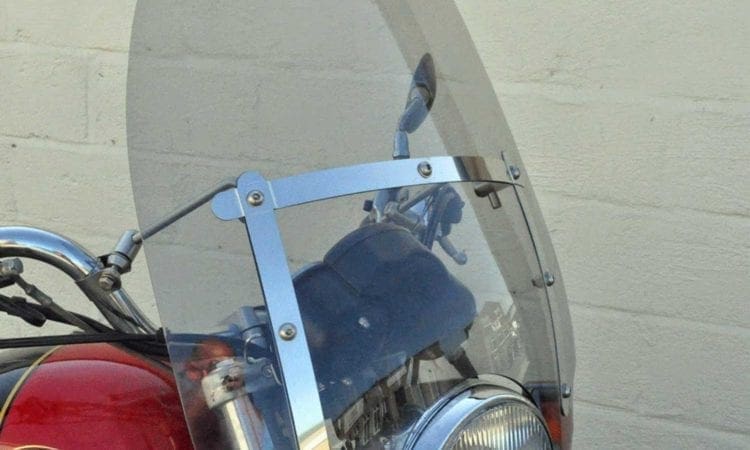 New Moto Guzzi California screen from Skidmarx