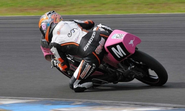 Maria Costello celebrates female motorcycle racing in New Zealand