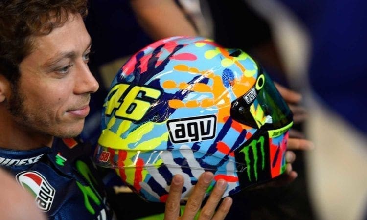 New Valentino Rossi replica helmet from AGV