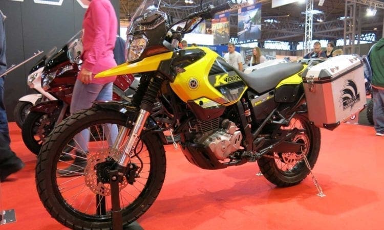WK unveils new 400cc adventure motorcycle
