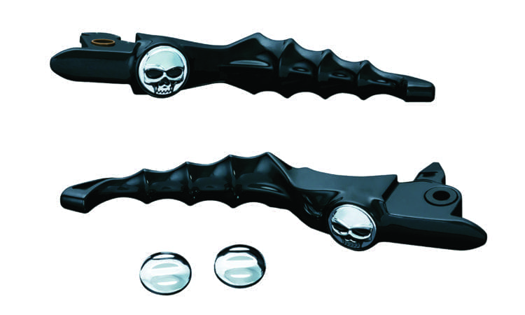Custom levers for Harley Davidson touring models from Kuryakyn