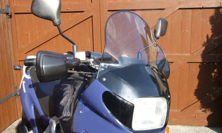 BMW F650ST GIVI screen review