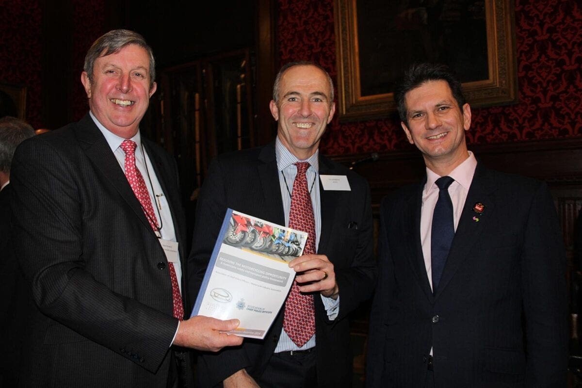 Steve Kenward, Tim Madgwick and Steve Baker with the report