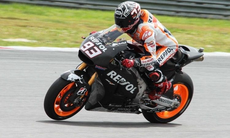 MotoGP testing: Marquez posts best time, Rossi second