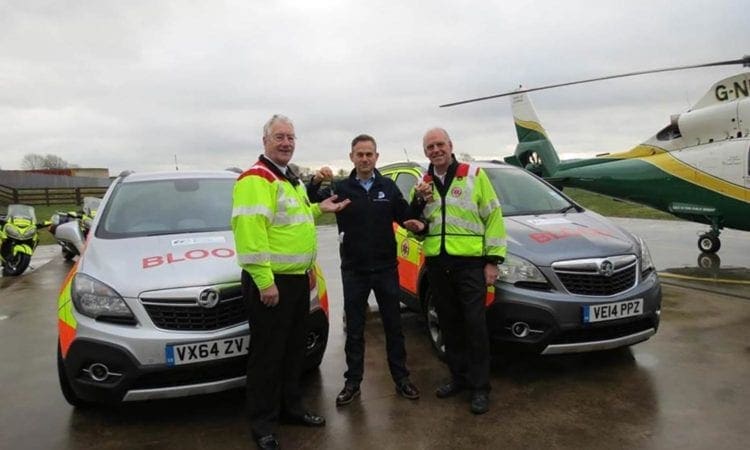 ‘Blood on Board’ project receives two new vehicles from the Henry Surtees Foundation