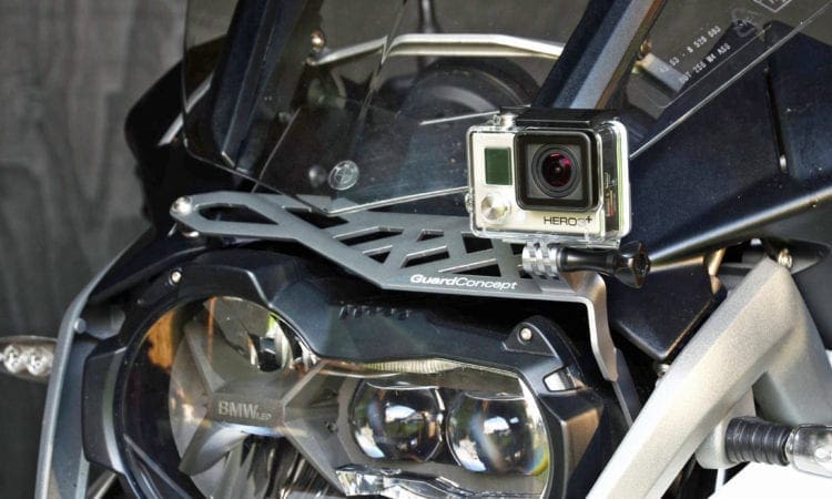 New GoPro mounts for BMW GS range
