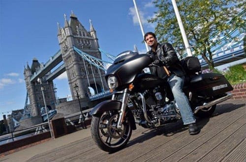 Harley-Davidson competition winner starts mega trip