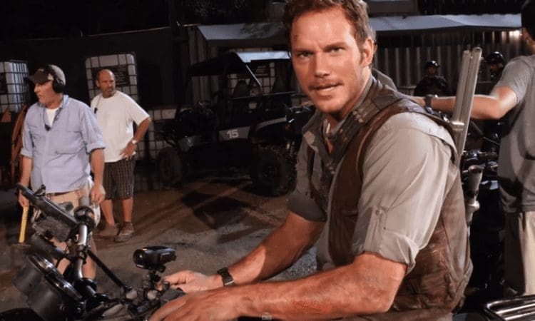 Jurassic Park star Chris Pratt talks bike stunts in new movie