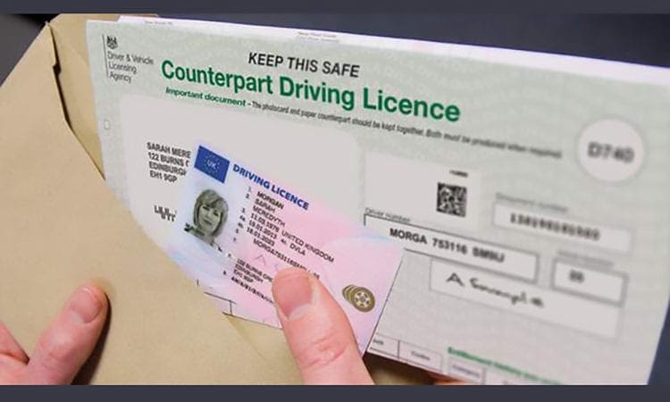 Paper part of driving licence now abolished… uh oh…