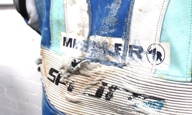 Harrison saved from mega-crash by Spada suit
