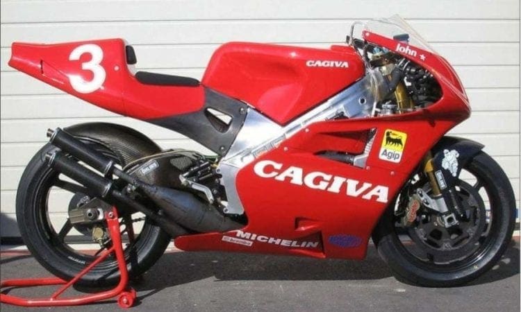 Video: Cagiva C593 warming up