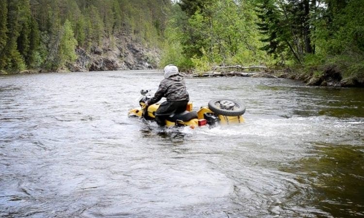 VIDEO Mega deep river crossing on Ural sidecars!