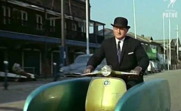 VIDEO 1960s amphibious water scooter promotional film