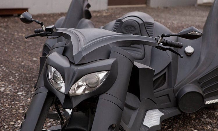 Holy Trikes Batman! It’s a three-wheel bat-bike…