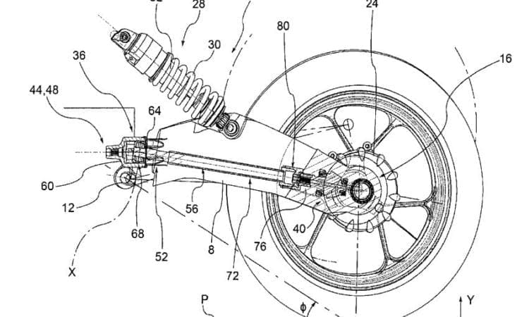 SCOOP: Shaft-driven Aprilia on the way! Patents show radical plan