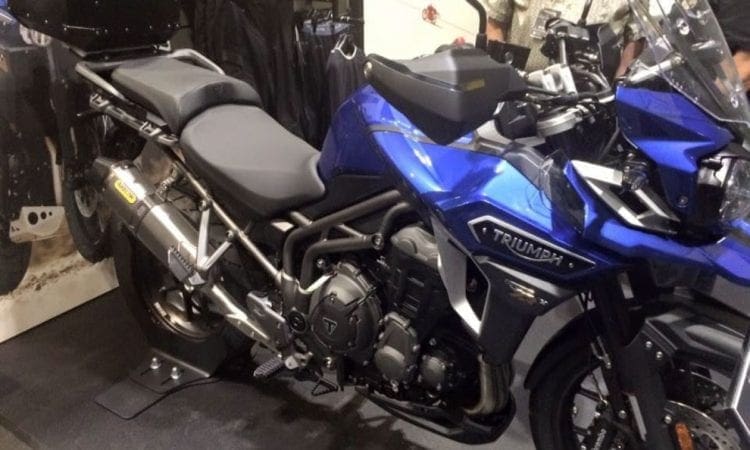 SCOOP: FIRST pictures of TWO finished 2016 Triumph Tiger Explorers surface!