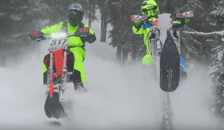 Video: Getting too icy for riding your bike? Try snow biking