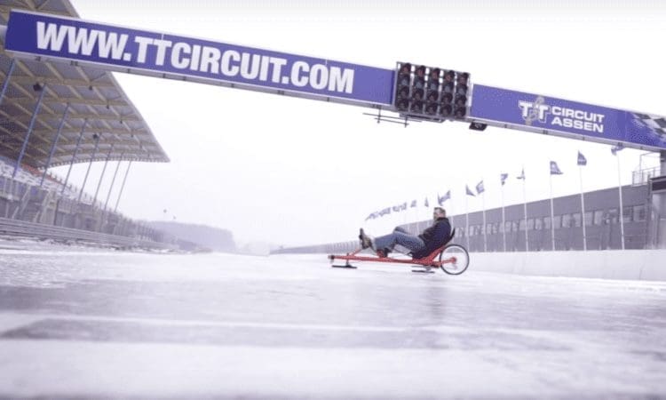 Video: Fancy a quick skate around the Assen TT circuit?
