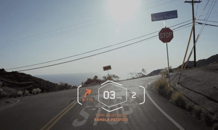 VIDEO: BMW smart helmet concept in action