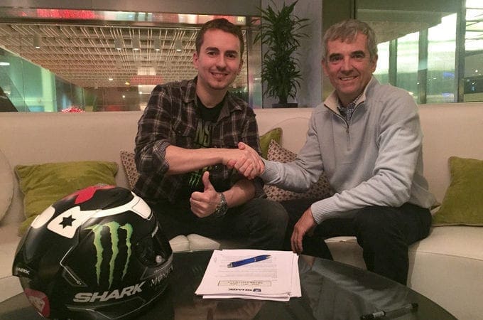Jorge Lorenzo and Shark Helmets confirm partnership in MotoGP