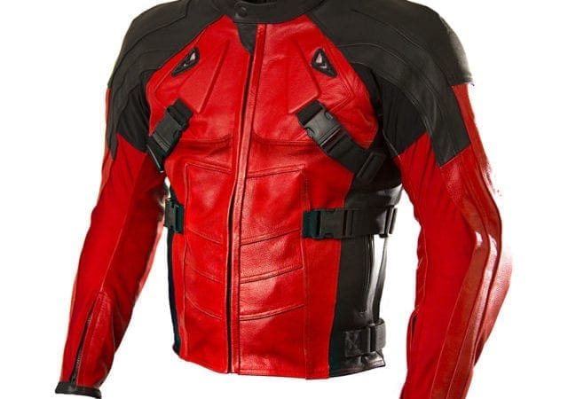 Deadpool motorcycle jacket goes on sale. No unicorn emblem on it though…