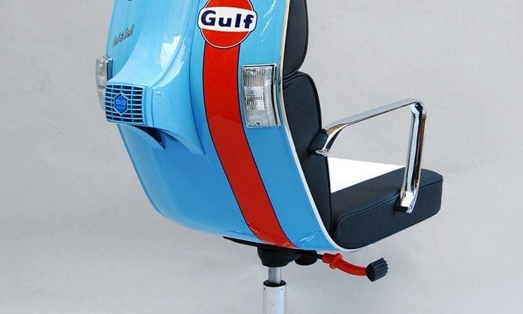 Spanish firm makes cool chairs from old Vespas