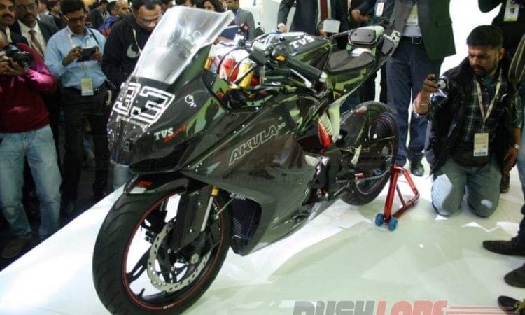 G310R BMW/TVS sportster with full fairing appears at Delhi show