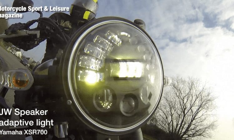 UK FIRST: Plug-and play cornering bike headlight