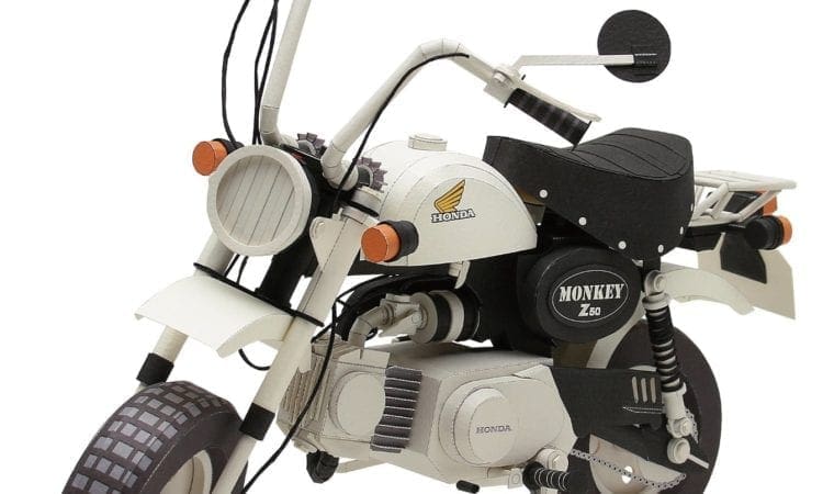 Meet the all-paper classic Honda Monkey Bike kit you can own for £20-ish!
