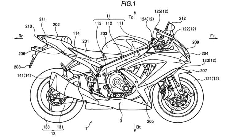 Suzuki’s OFFICIAL drawings for SUPERCHARGED GSX-R750 and GSX-R1000 REVEALED!