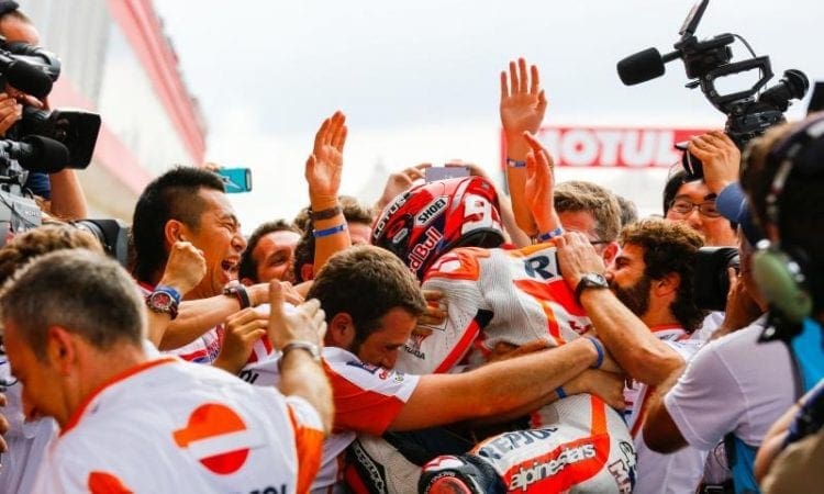 Marquez clinches victory and championship lead in Argentina