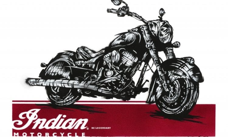Test ride an Indian – get a limited edition Chief Dark Horse poster