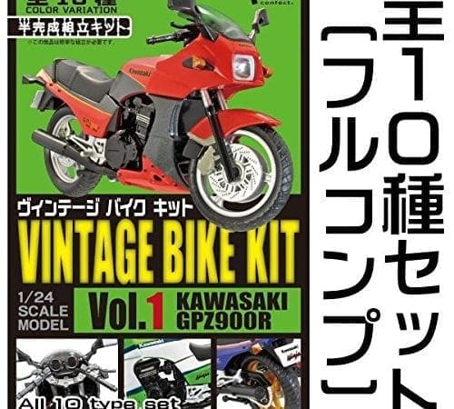 Cool vintage bike model kits go on sale in Japan (GPZ900R… oh yes…)