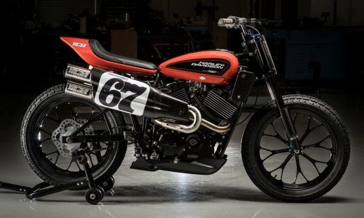 Harley-Davidson unveils NEW amazing flat track race bike! We want this please, H-D. Cheers