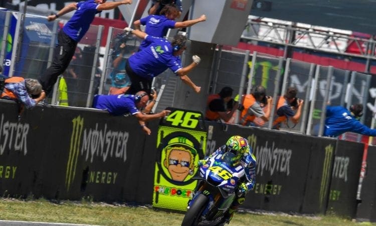 MotoGP: Rossi steps up to take the win in Catalunya