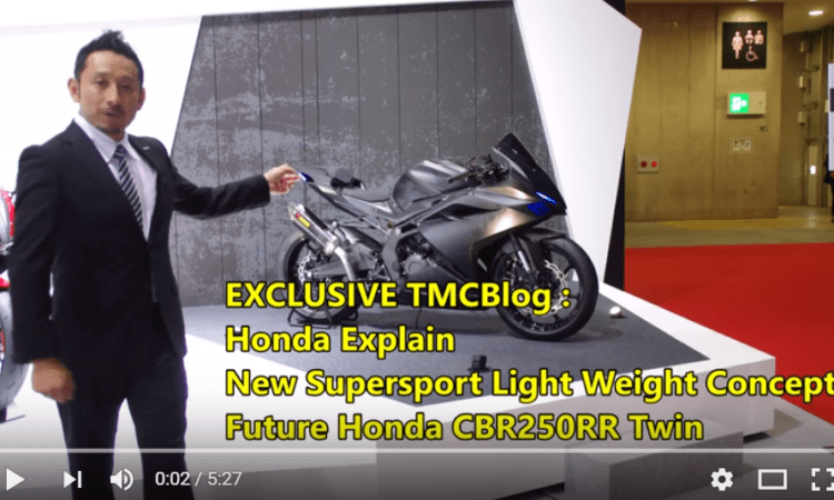 Video: Honda CBR250RR concept talk-around by the Head of Design, Honda R&D! Amazing detail…