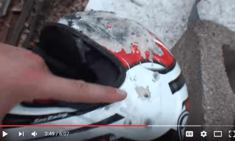 Video: Is your helmet bulletproof?