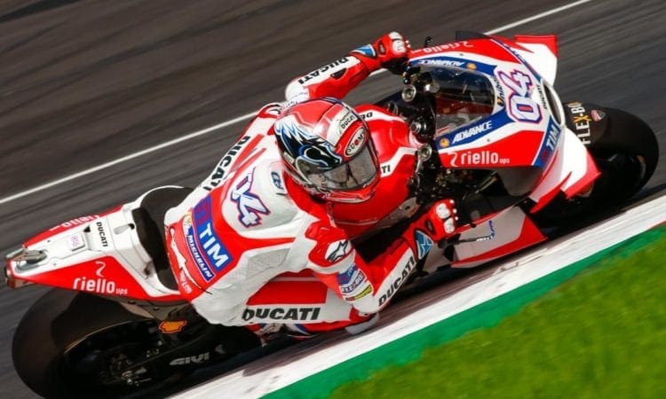 MotoGP: Dovizioso twists knee in fall during testing