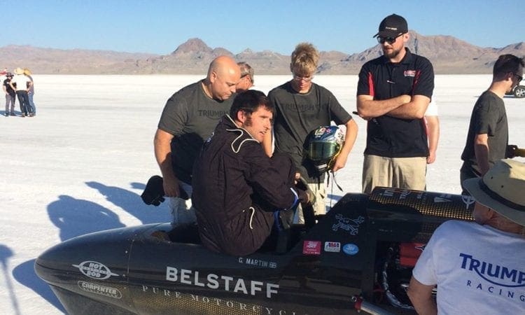 Guy Martin Land Speed Record latest: pics from the first run are in – Guy’s verdict on the test: “Spot on”