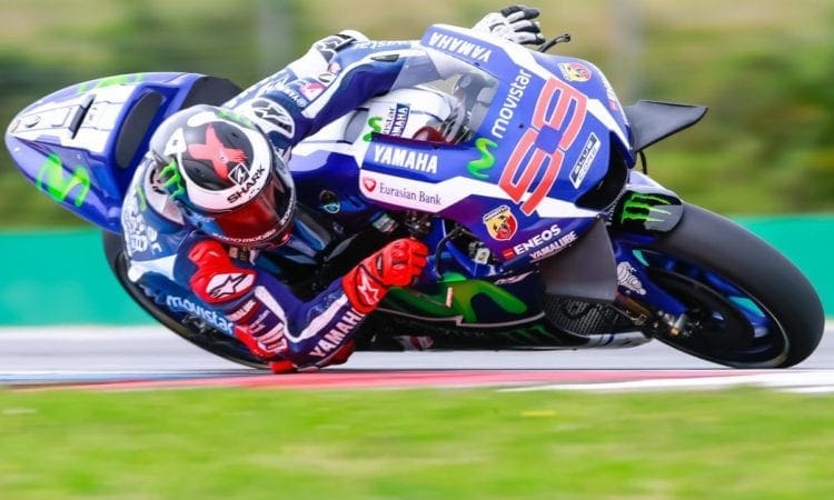 Lorenzo tops the timesheets at MotoGP test