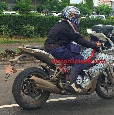 Spy shots! Benelli Tornado 302 caught in action testing on the road