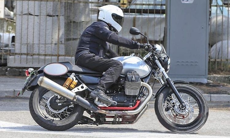 Spy shots! Moto Guzzi’s 2017 V9 Racer and V7 roadster caught out on Italian roads in final runs ahead of Intermot