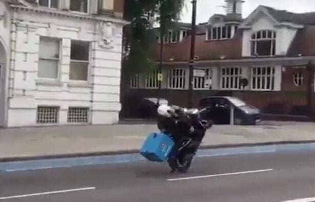 Pizza wheelie crasher kid gets the sack AND police could prosecute for scooter slip