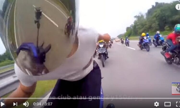 Video: MANIC flat-out scooter race in Malaysia. You’ll wince a lot whilst watching this… it’s pretty good though